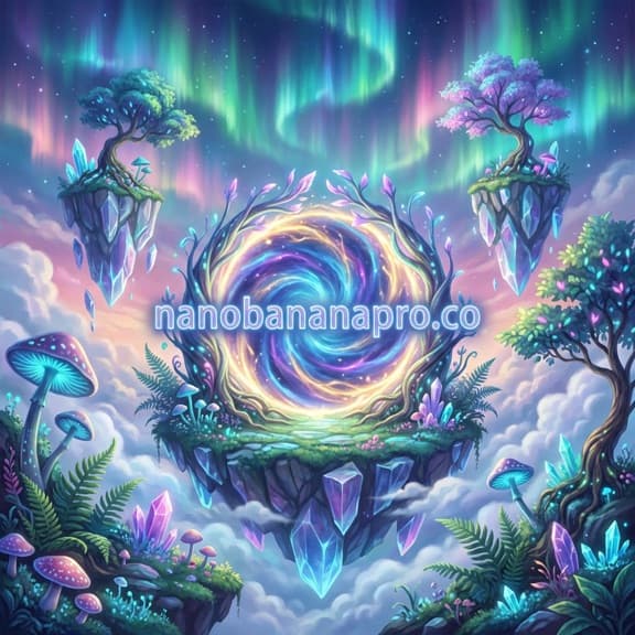 Fantasy landscape — Generated by Nano Banana Pro